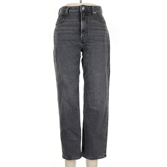 Everlane High-Waisted Gray Straight Leg Jeans - Size 30 - Picture 1 of 9